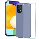 YATWIN kompatibel mit Handyhülle Samsung Galaxy A52s 5G / A52 5G Hülle, Stoßfeste Schutzhülle Samsung A52s, Ultra Dünn Silikon Hülle Samsung Galaxy A52 / A52s Case, Lavendelg