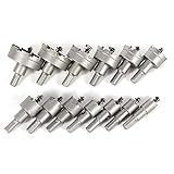 15-53mm Kreisschneider Edelstahl Kronenbohrer Tct Carbid Legierung Metall Bohrer Lochsäge Bohrkrone Set (16PCS*15-50mm)