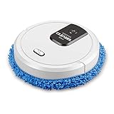 Acesunny Intelligente Roboter Wischmaschine Smart Mop Reinigung USB-Aufladung 3 in 1 Wischen Kehrmaschine Automatische Reinigung Wiederaufladbare Kehrt (Weiß)