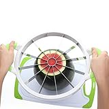 Ksruee Wassermelonen Schneider Watermelon Slicer, Watermelon Schneide 420 Edelstahl Obst Schneiden Slicer More Simply Get 12 Perfect Slices Küche Praktische Werkzeug