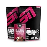 ESN Designer Whey Protein, 2 x 1000 g Natural + Gratis ESN Designer Whey 30g Samp