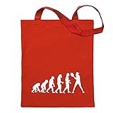 Kiwistar Evolution Tennis Spieler/in Tragetasche Baumwolltasche Stoffbeutel Umhängetasche Langer Henk