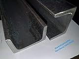 U - Träger U - Stahl UNP schwarz EN 10079 (50 x 38 x5, 1000 mm)