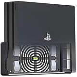 TotalMount 2524 Wandhalterung für Sony PlayStation 4 Pro Konsole mit Hitze Management und Sicherheits-Klip Schw