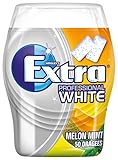 WRIGLEY'S EXTRA Kaugummi Professional Zuckerfrei Eine Dose, White Melon Mint, 50 stück