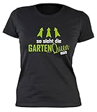 Außergewöhnliches Damen T-Shirt: So Sieht die Garten Q