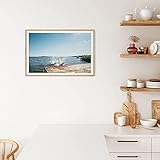 Take me to the Lakes, Naturposter Region Berlin, Motiv: 'Wolziger See', Format 50 x 70 cm, Bilder Wandbild Poster Wohnzimmer Schlafzimmer Dekoration, by The Gentle Temp