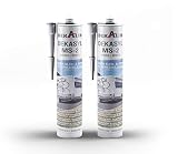 2 x Dekalin DEKAsyl MS 2 MS-Polymer Klebedichtmasse - Dichtungsmittel und Kleber in einem für Camper, Caravan, Wohnmobil 290 ml (weiß)