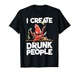 Oktopus Barkeeper I create drunk People Betrunkene erstellen T-S