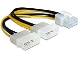 Delock 82397 Kabel PCI Express Stromversorgung 8Pin  2X 5¼“ für Grafikkarten,