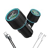 USB C Autoladegerät, Rocketek Schnelles USB Autoladegerät Typ C Kompaktes Netzteil mit Power Delivery & Quick Charge 3.0 Schnellladeadapter Dual Port Autoadapter Kompatibel mit Phone/Pad/Samsung