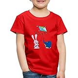 Spreadshirt Die Sendung Mit Der Maus Elefant & Hase Drachensteigen Kinder Premium T-Shirt, 110-116, R