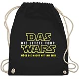 Shirtracer JGA Junggesellenabschied Männer - Das Wars JGA Letzte Tour - Unisize - Schwarz - turnbeutel bräutigam - WM110 - Turnbeutel und Stoffbeutel aus Baumw