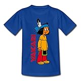 Spreadshirt Yakari Stehend Logo Kinder T-Shirt, 122-128, Royalb