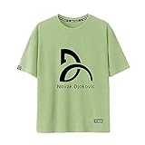 73FACAI Tennis Grand Slam Novak Djokovic T-Shirt Unisex Teen Fashion Bequemes Sporthemd,Green,L