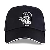 WCPAW Baseball Kappe Hut Mode Herren Baseballmütze Brandneu Retro Vintage Talk mit Hand Herren Fitted Summer Hiphop Sportmütze Weihnachten Geburtstag Geschenk