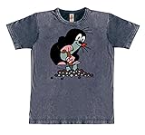 Logoshirt®️ Der kleine Maulwurf Vintage T-Shirt Unisex I Motiv-Shirt kurzärmlig Rundhalskragen I Lizenziertes Originaldesign I Logo-Print langlebig & hochwertig I Baumwolle, Größe XL