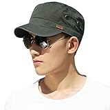 SIGGI Herren Military Army Cap Sonnen Wandern Sport Baseballcap,68033_Army Grün,58-60cm (Etikett M)