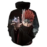 Männer 3D Hoodies Uzumaki Naruto Kapuzenpullover Pullover Trainingsanzüge Langarm Oberbekleidung Anime Japanische Streetwear XXS-4XL-A_XS