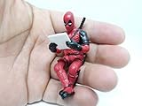 Deadpool süße Minifigur sitzende Haltung Statue Figuren Spielzeug Festival Jubiläum Geburtstagsgeschenk