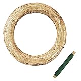 Strohkranz 30 cm Adventskranz Rohling + Bindedraht 60 M