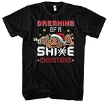 Shite Christmas Herren T-Shirt | Weihnachts Tshirt Herren - Xmas Tshirt - Weihnachtsmann Shirt - Grinch Shirt | Schwarz (4XL)