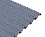 Bitumenwellplatten Set (grau)