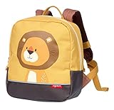 SIGIKID 25116 Rucksack Löwe Forest Bags Mädchen und Jungen Kinderrucksack empfohlen ab 2 Jahren gelb, 23x20x10