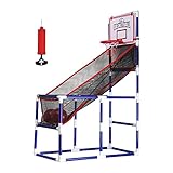 Yajexun Basketballkorb Mit Ständer Basketballkorb Set, Premium Mobiles Basketballkorb-Set, Stahlrohr Und Rand Mit PE Rückwand Und Boden, Wetterfestes N