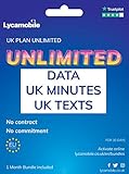 Lycamobile Unbegrenzter UK-Plan: bietet Ihnen alle Daten, Anrufe und SMS in ganz Großbritannien, die Sie benötig