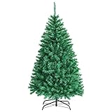 0℃ Outdoor Weihnachtsbaum Künstlich Künstlicher Weinachts Baum Deko Künstlicher Tannenbaum Grün Tannennadeln mit Ständer Weihnachtsdeko Ideal für Zuhause, Büro, Geschäfte und Hotels,270cm/1820T