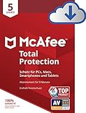 McAfee Total Protection 2021 | 9 Geräte | 1 Jahr | Antivirus Software, Virenschutz-Programm, Passwort Manager, Mobile Security, Multi Geräte | PC/Mac/Android/iOS |Europäische Ausgabe| Download C