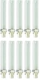 10x PHILIPS MASTER PL-S - G23 - 2 PIN - Energiesparlampe (9W/827 2Pin G23 - Warmton-extra)