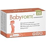 BABYFORTE® Kinderwunsch Vitamine ohne Jod - Quatrefolic® - Folsäure ohne Jod, Myo Inositol, Q10-60 Kapseln - Vitamine Schwangerschaft ohne J