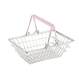 Basket Cart Fries Chicken Mini Shopping Shopping French Nuggets Basket Kitchen，Dining & Bar (Pink)