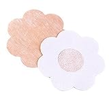 5 Paar Nipple-Cover - Brustwarzenabdeckung - Blume/Flower - hautfarben Blick