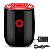 Raumentfeuchter Mini Elektrischer Luftentfeuchter Tragbarer Leise Entfeuchter 800ml, Badezimmer Wohnung Schlafzimmer Keller Leise Lufttrockner gegen Feuchtigkeit Schmutz Schimmel Haus Badezimmer Bü