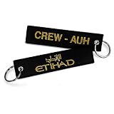 Etihad Airways Crew AUH Schlüsselanhänger geweb