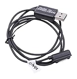 vhbw USB-Ladekabel magnetisch kompatibel mit Sony Xperia Z1, L39H, C6902, Z1 Compact, Z Ultra-XL39H LT39i, Xperia Tablet Z2 Ultra, Xperia Z3 comp