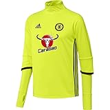 adidas Herren FC Chelsea Trainingtop, Solar Yellow/Black/Granite, S