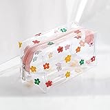 HLD Mäppchen Bleistift-Kasten Transparent große Kapazitäts-Briefpapier-Kasten-Schule Supplies Feder-Beutel Multifunktionsaufbewahrungstasche Cosmetic Bag Mäppchen (Color : 2)