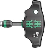 Wera 05023404001 416 R Quergriff-Bit-Handhalter mit Schnellwechselfutter, 1/4' x 45
