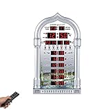 HXSYD Automatische Muslim Gebet Wand Tabelle Azan Uhr, Ramadan Musik Spielen Islamische Uhr, Zeit Reminding Moschee Kalender Geschenk Led Digital Clock