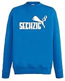 1860 Herren Sweatshirt SECHZIG Löwen Ultras Pulliblau-L