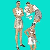 Simplicity 1940er Schnittmuster Herren Jockey-Shorts Boxershorts – Taille 81,3