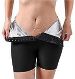 Damen Sauna Workout Hose Body Shaper Fat Burner Leggings für Frauen (Color : A, Size : XXL)