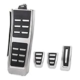 Bremspedal Autopedalpedale für Audi A4 B8 S4 RS4 A5 S5 RS5 8T A6 4G S6 (C7) Q5 S5 RS5 A7 S7 SQ5 8R LHD 2009-2015 ，Car Styling Pedal Cover (Farbe: MT) nü