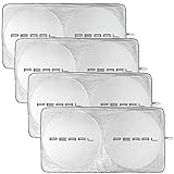 Lescars Sonnenschutz Auto: 4er-Set Universal-Sonnenschutzfolien für die Kfz-Scheibe (Hitzeschutz)