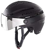 Cratoni Unisex – Erwachsene Commuter (Pedelec) Fahrradhelm, Schwarz, S-M (54-58 cm)