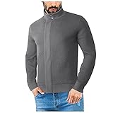 Jacke Herren Herbst Winter Warme Winterjacke Freizeit Gym Fitness Jogging Sport Baumwolle Winter Parka Reißverschluss Wintermantel Langarm Atmungsaktiv Übergangsjacke Casual Freizeitjacke Outdoorjack